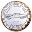1 oz Silver - 1996 Bally's Park Place Classic Car 4-round Set